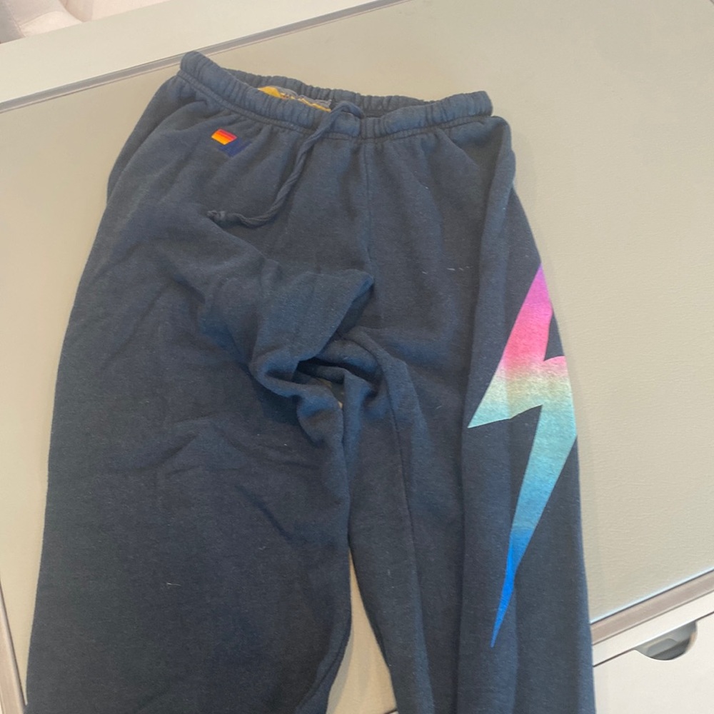 Aviator nation lightning bolt sweatpants!!